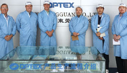 IDS management tour the Optex factory in Shenzen, China.